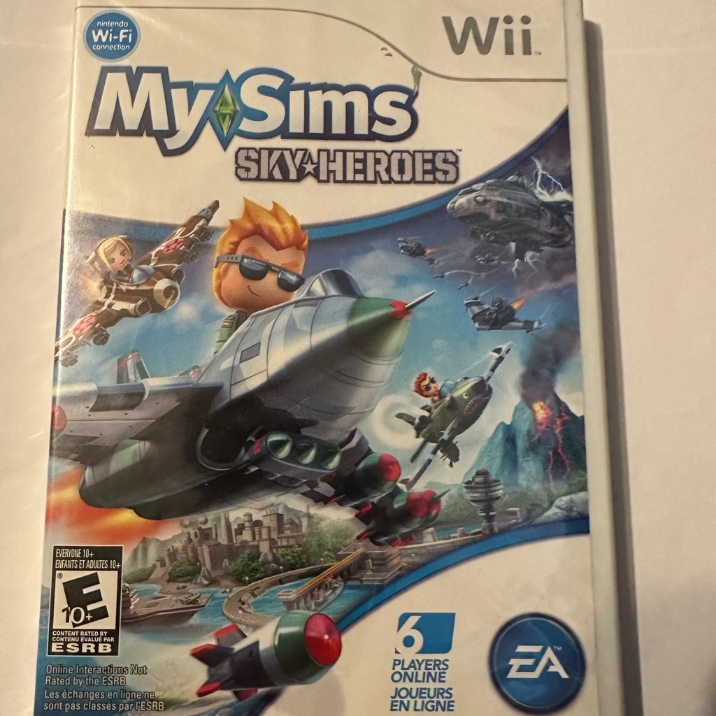 Wii Mysims Skyheroes New Sealed
